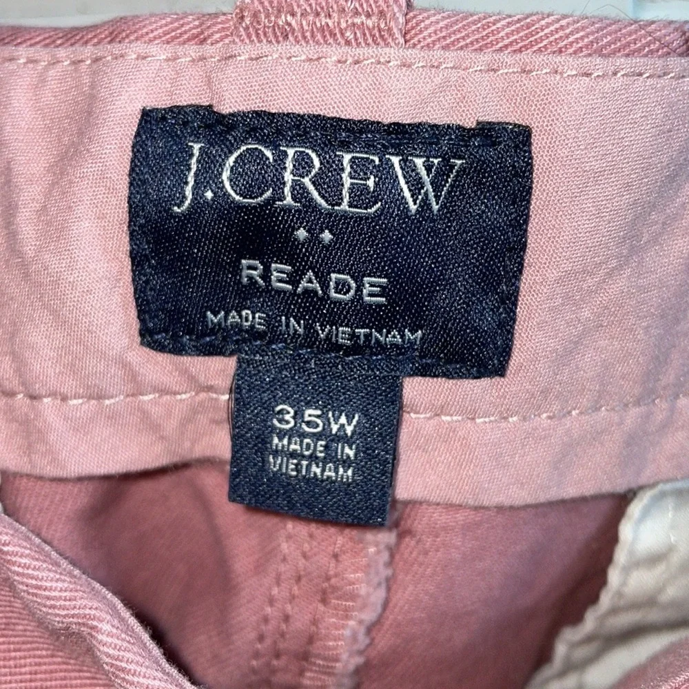 J. Crew Casual Flat Front Preppy Dress Shorts Size 35